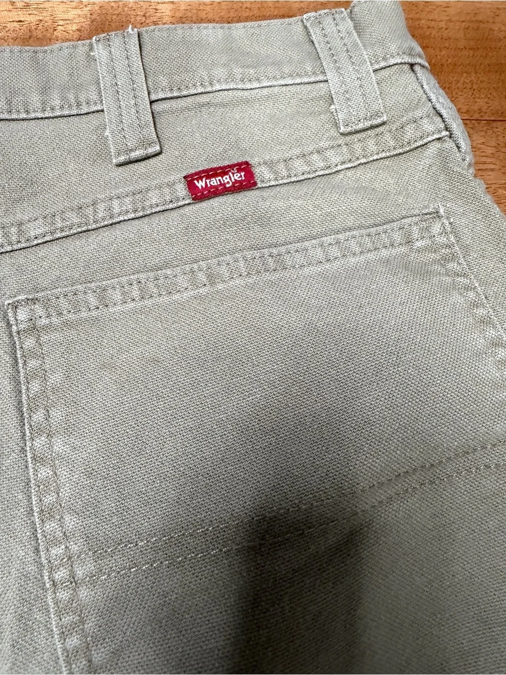 Wrangler - Men’s Five Star Premium Carpenter Jeans | Khaki Canvas | Size 38 x 30